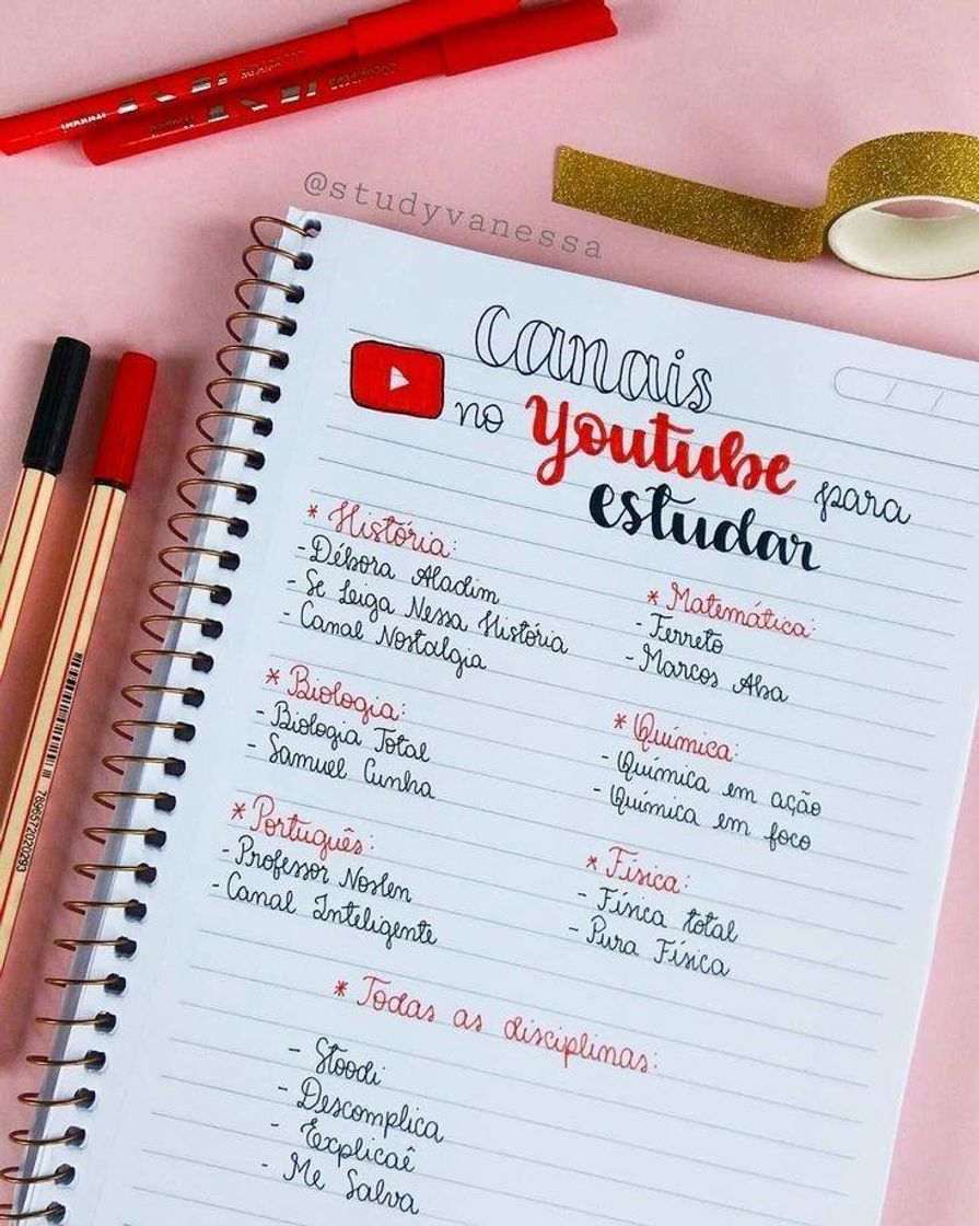 Fashion canais no youtube para estudar 📚