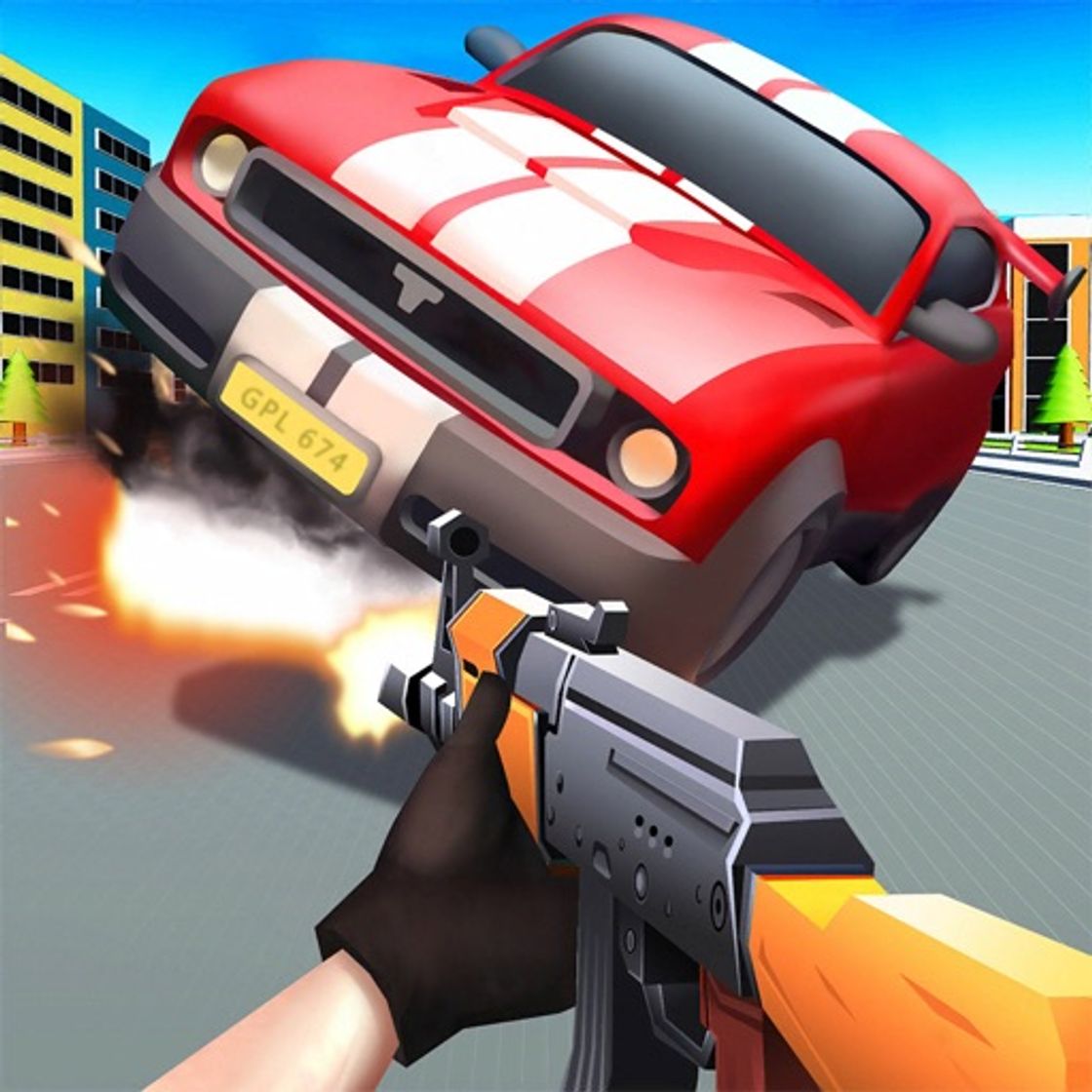 App Shooting Escape Road-Gun Games