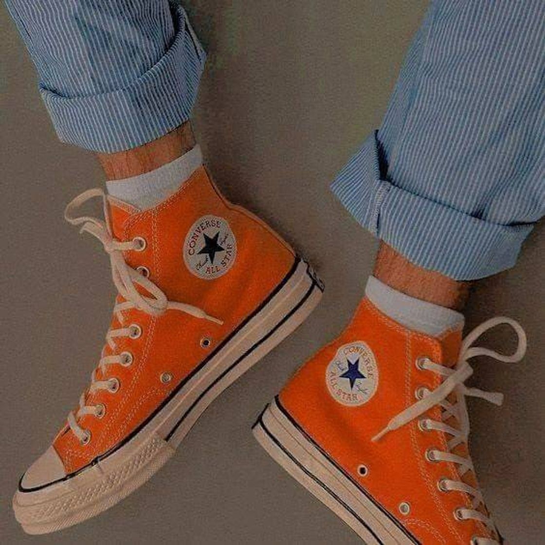 Moda all star laranja