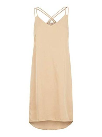 PIECES PCWHY Milla Strap Lyocell Dress-BI BC Vestido