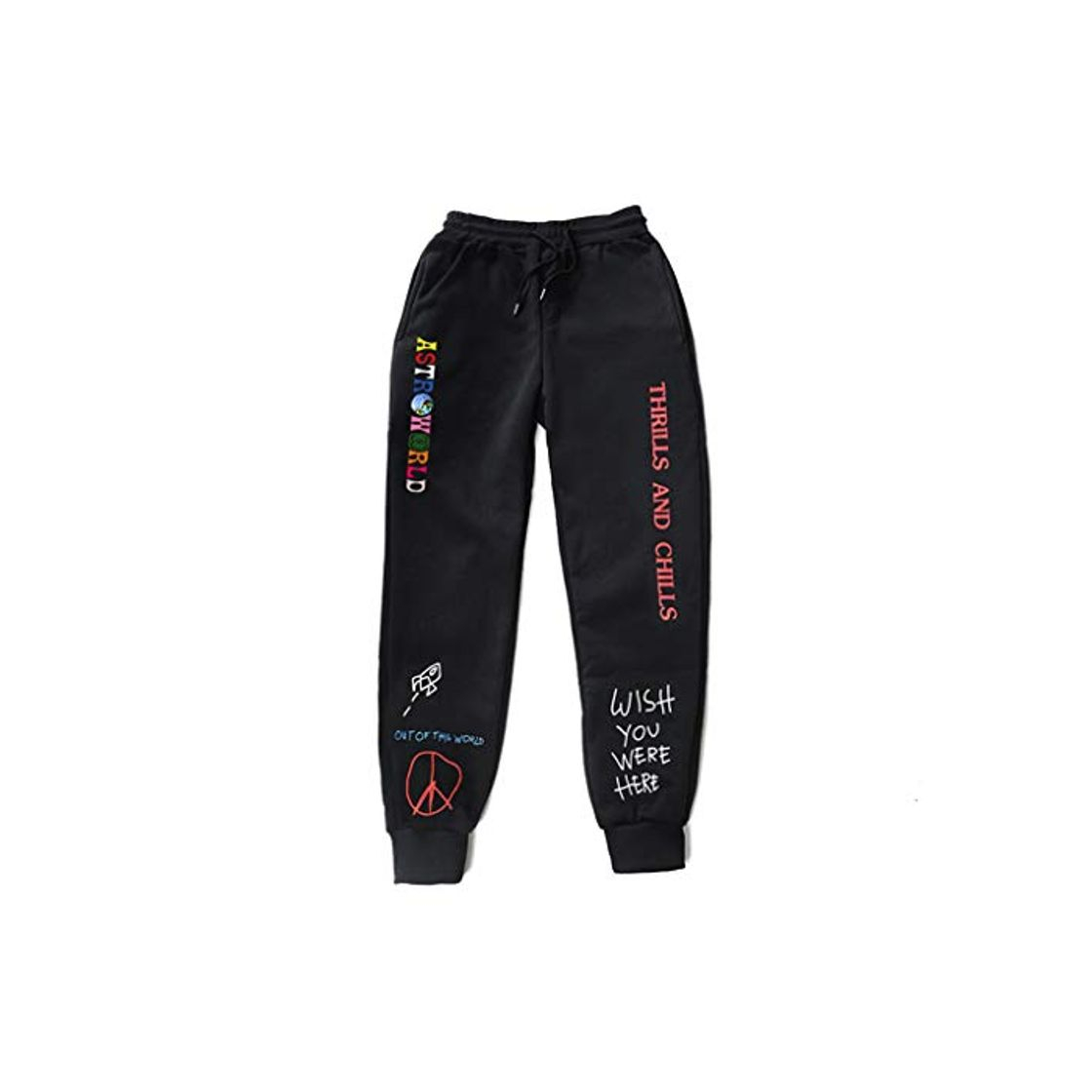 Fashion Travis Scott ASTROWORLD - Pantalones de Deporte para Hombre