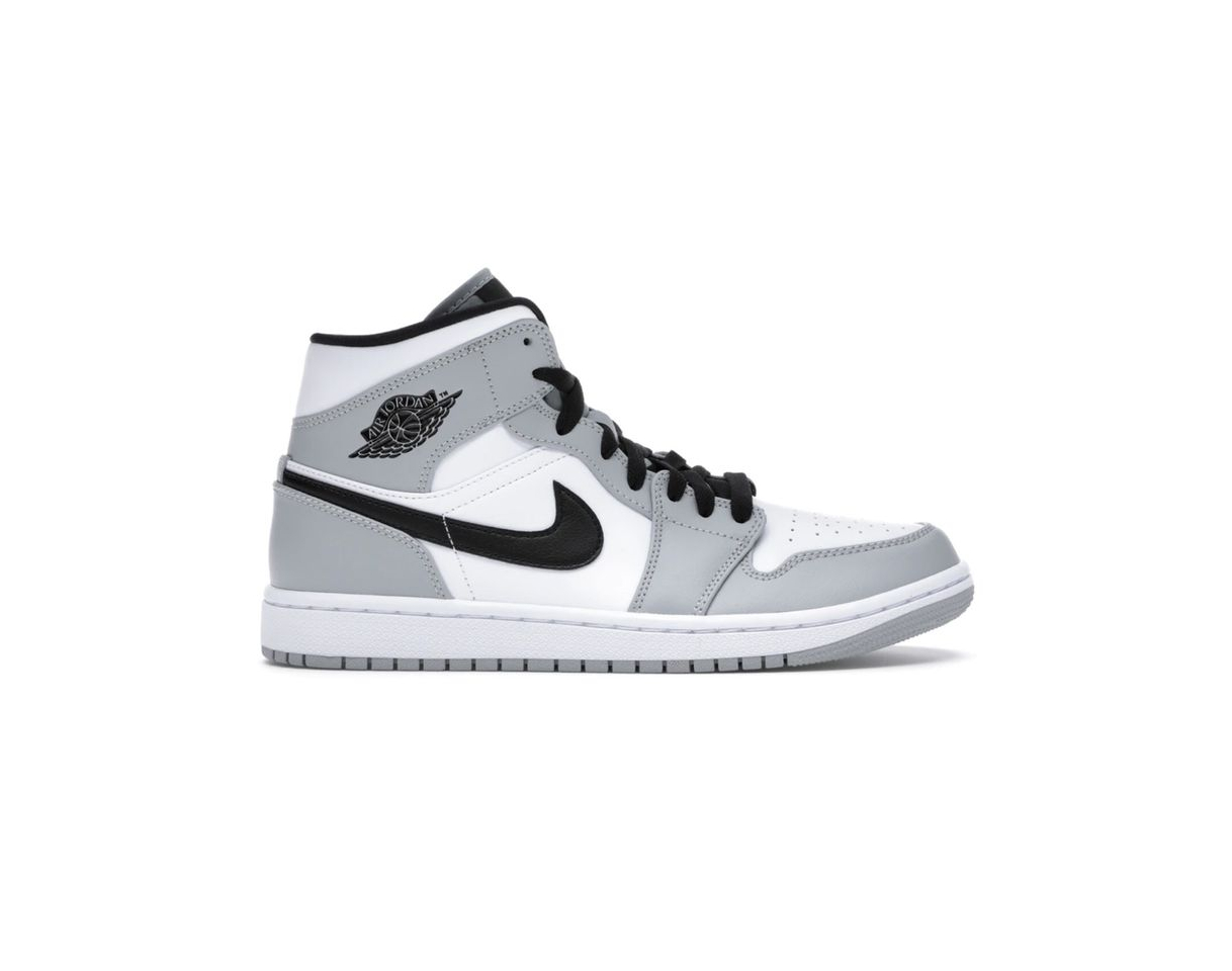 Fashion Jordan 1 Mid Light Smoke Grey 