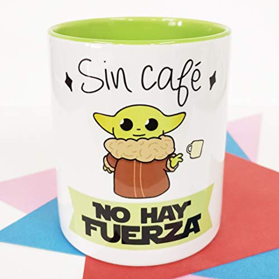 Productos La Mente es Maravillosa - Taza con Frase y Dibujo. Regalo Original