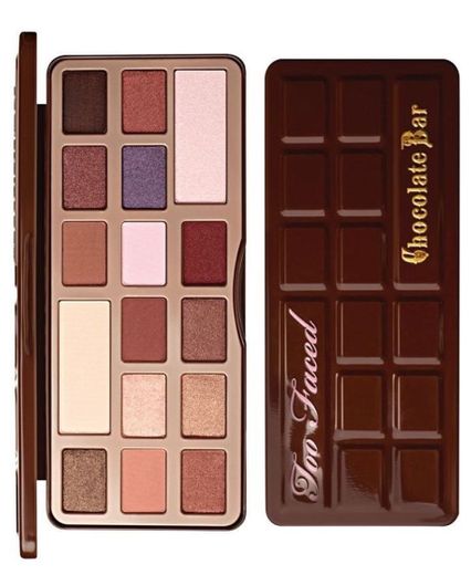 chocolate bar pallet too faced