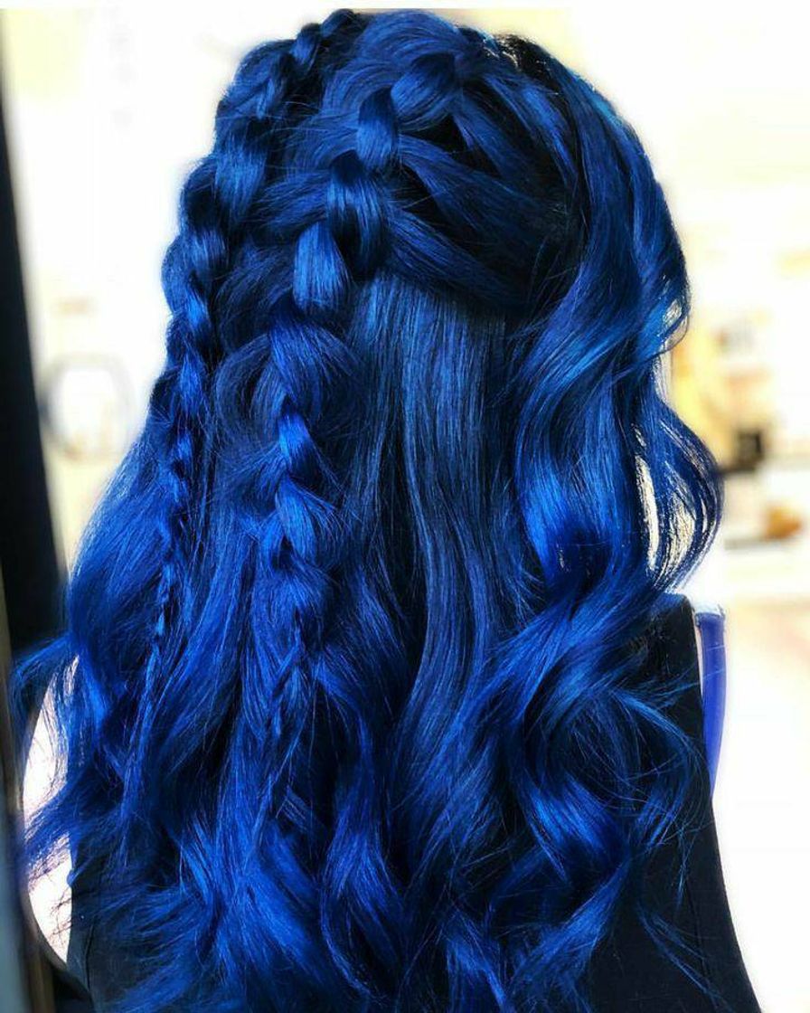 Moda Cabelo azul Royal 