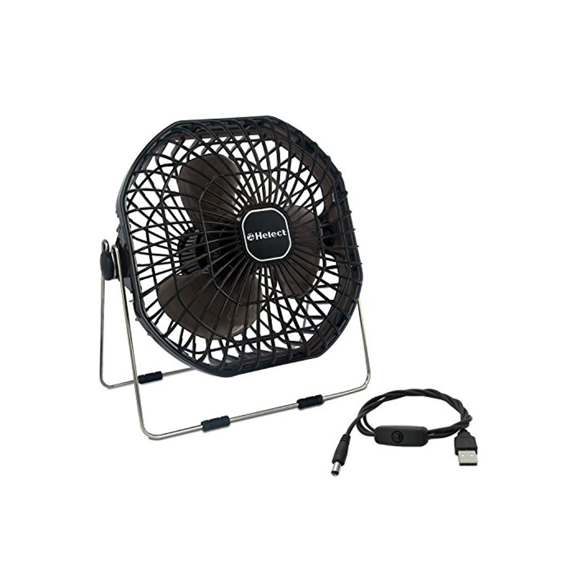 Electronic Helect 18cm Portátil Mini Ventilador USB de Mesa