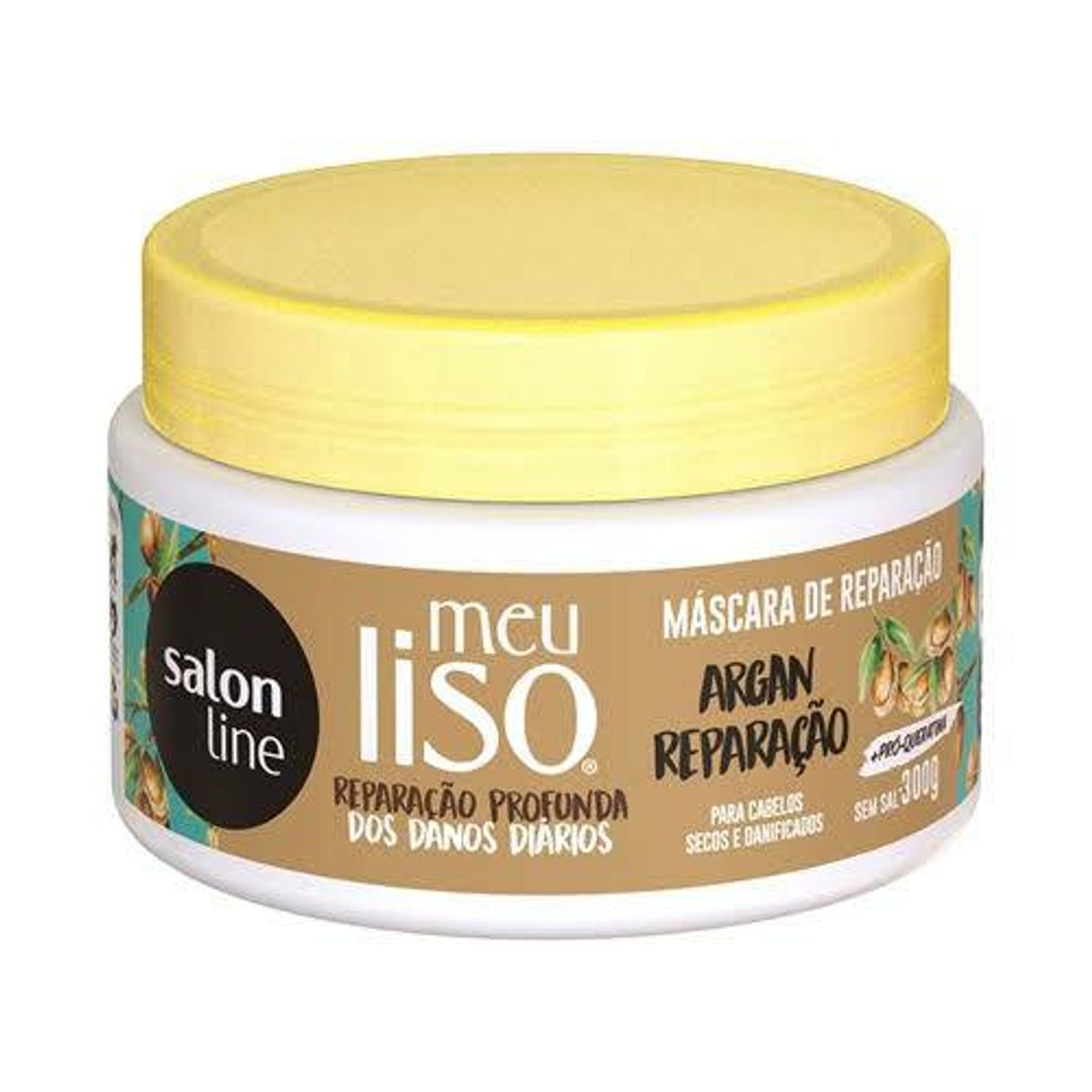 Fashion Máscara de Hidratação Meu Liso Argan Reparação - Salon Line