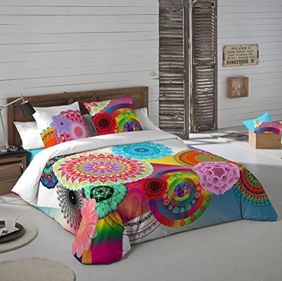 Social NATURALS Juego Funda Nórdica INDHIRA Cama