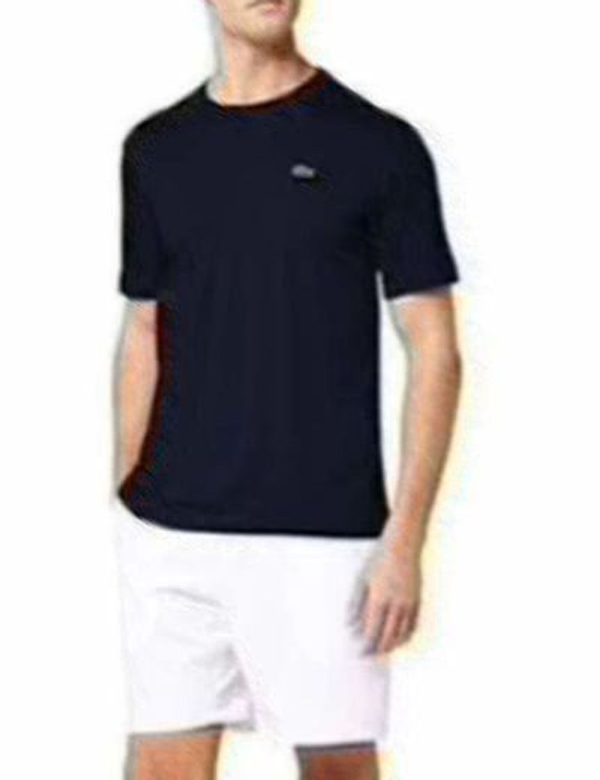 Social Lacoste TH7618, Camiseta para Hombre, Azul
