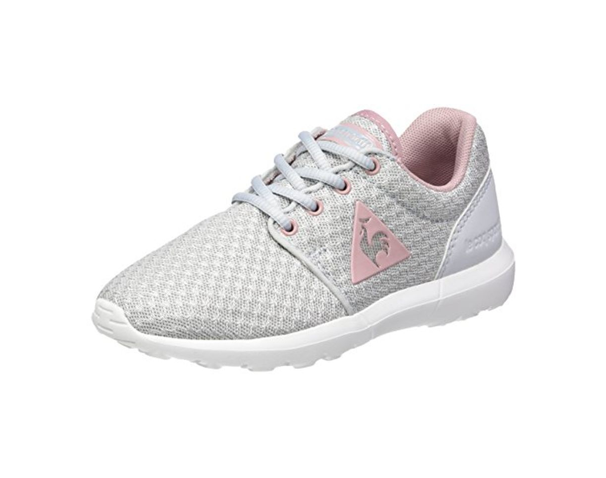 Fashion Le Coq Sportif Dynacomf GS Feminine Mesh/Metallic, Entrenadores Bajos para Niñas, Gris