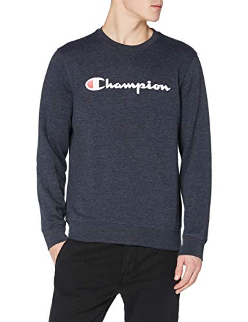 Product Champion Classic Logo para Hombre Sudadera, Azul