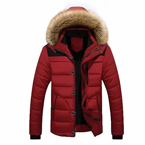 Products BaZhaHei Hombre Invierno Cazadoras De Plumas Calor Grueso Manga Larga Encapuchado Chaquetas