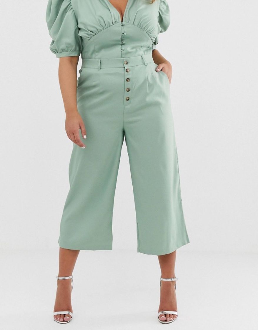 Producto Pantalón con botones verde