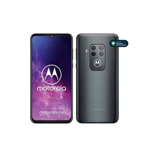 Motorola One Zoom con Alexa Hands-Free (Pantalla 6,4" FHD+, Sistema de 4