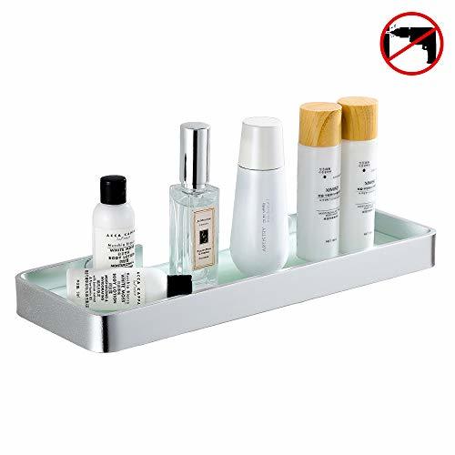 Product Hoomtaook Bandeja de baño rectangular de vidrio templado