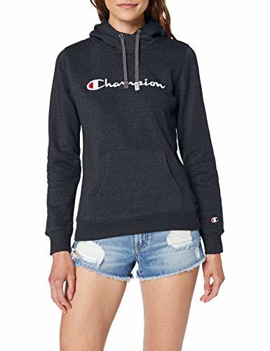 Fashion Champion Classic Logo para Mujer Sudadera con Capucha, Azul