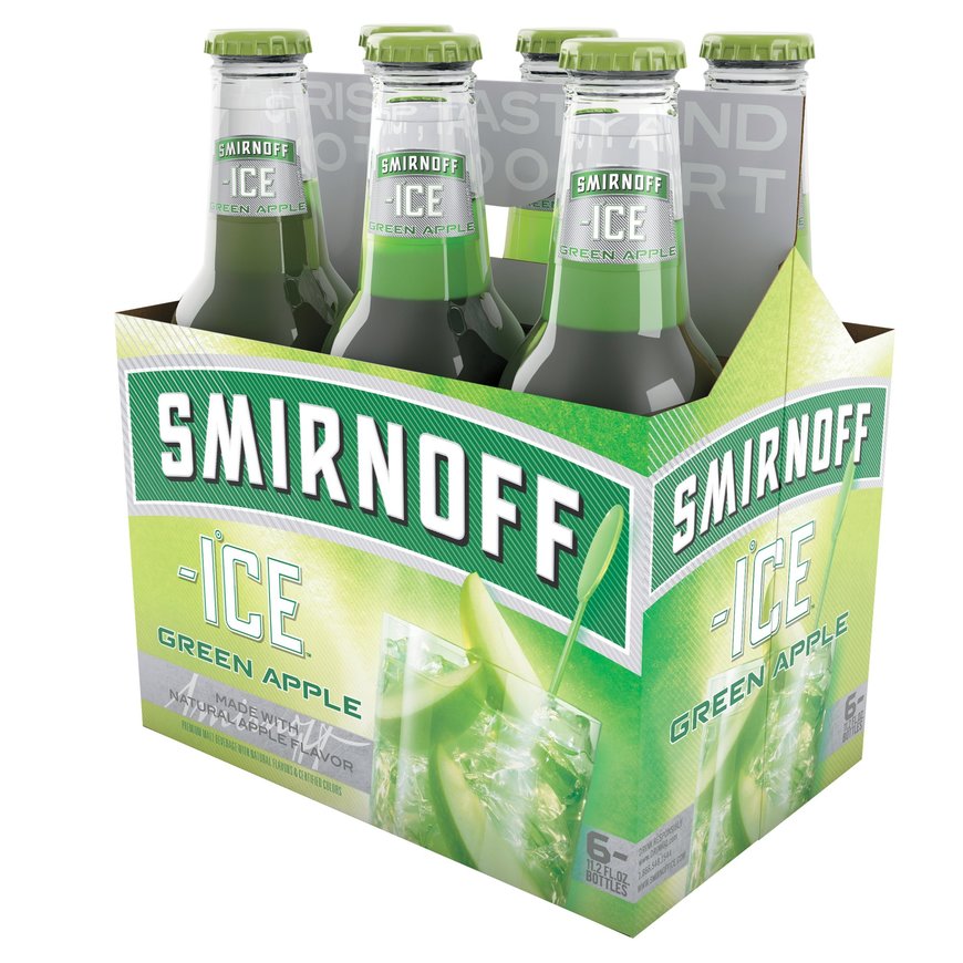 Moda Smirnoff ice green apple