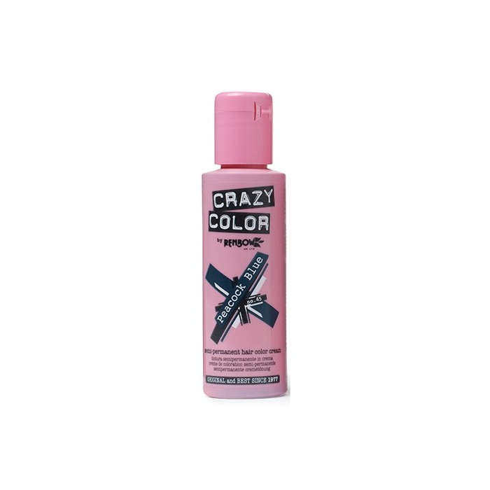 Social Crazy Color Peacook Blue Nº 45 Crema Colorante del Cabello Semi-permanente
