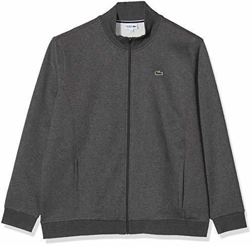 Lacoste SH7616 Sudadera Cremallera, Gris