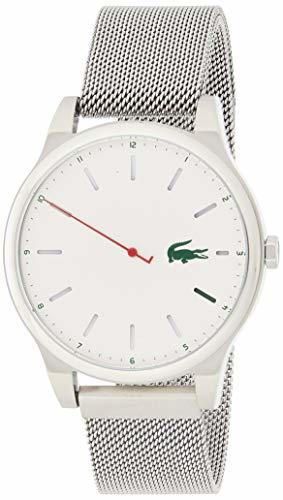 Lacoste Reloj Analógico para Hombre de Cuarzo con Correa en Acero Inoxidable