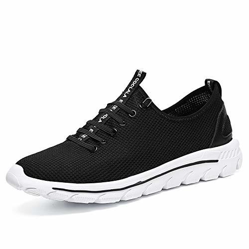 Social WDDGPZYDX Zapatillas de Deporte Moda Antideslizante Rojo Calzado de Trabajo Casual Adulto