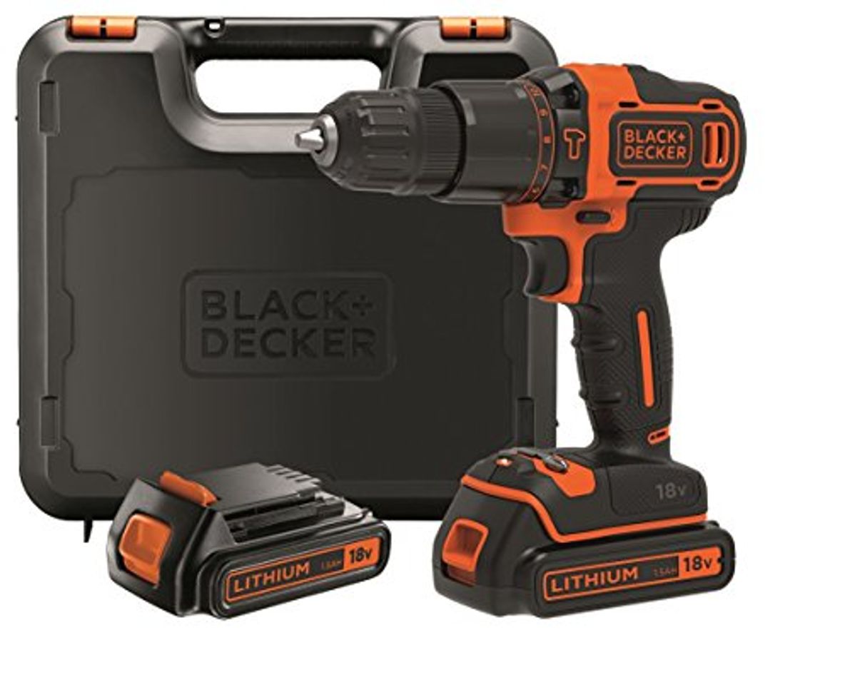 Lugar Black+Decker BDCHD18KB-QW Taladro Percutor sin accesorios