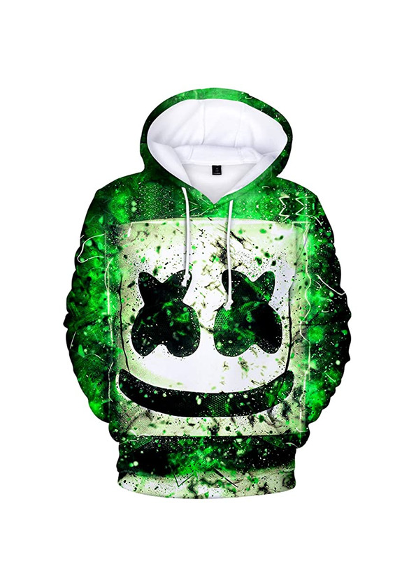 Producto EMILYLE Niños Sudadera con Capucha Sonrisa 3D Impresión XS