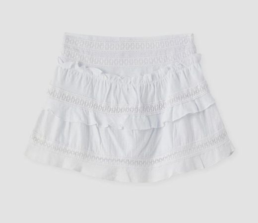 PULL&BEAR falda blanca