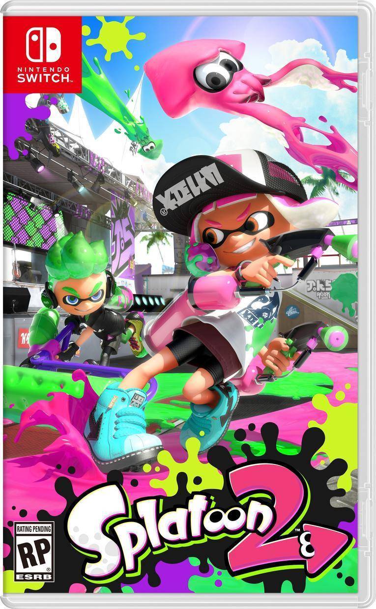 Videogames Splatoon 2 for Nintendo Switch.