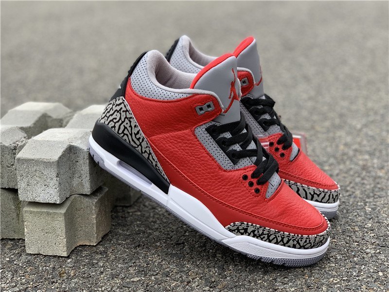 Social Jordan 3 Retro SE Unite Fire Red