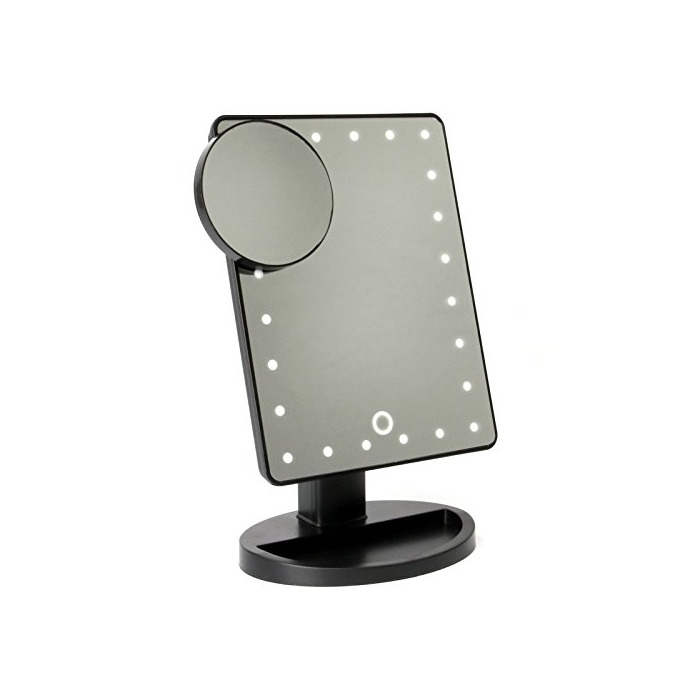 Social LED Light Up Make Up Espejo de baño con lupa