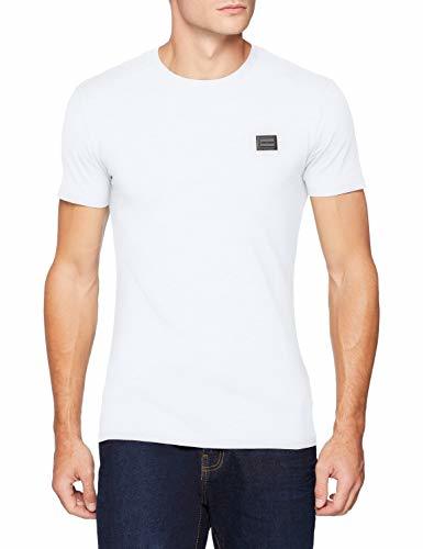 Social Antony Morato T Shirt Sport Slim Girocollo con Placchetta Camiseta de Tirantes,