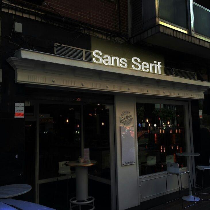 Restaurantes Sans Serif