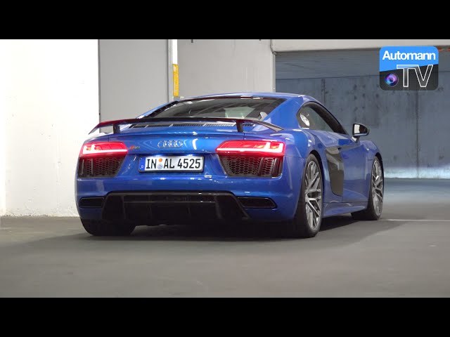 Moda 2017 Audi R8 V10 PLUS (610hp) - pure SOUND (60FPS) - YouTube