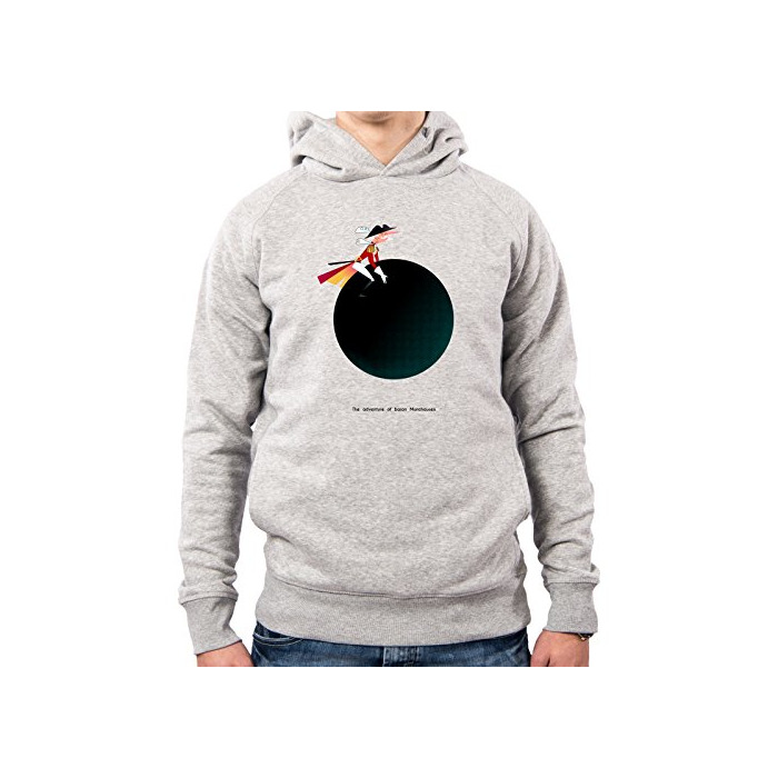 Producto PACDESIGN Sudadera con Capucha Hombre Munchausen Baron Barone Adventure Avventura Leonardo Altieri