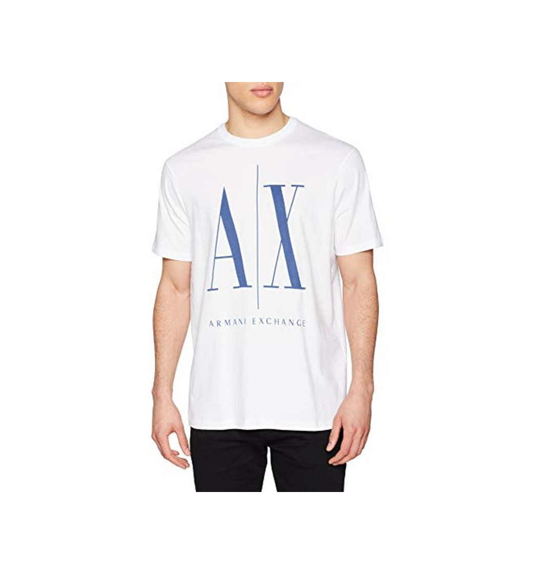 Moda Armani Exchange Icon T Camiseta, Blanco