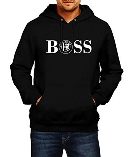 SWEATSHIRT Alfa Romeo Boss Logo Sudaderas con Capucha Hoodie Ropa Hombre Men