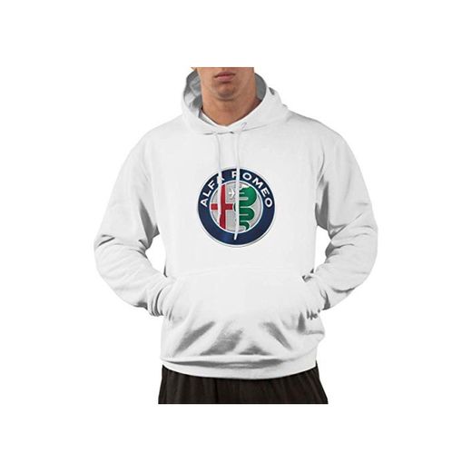 maichengxuan Men's Hoodies Alfa Romeo Pullover Hooded Sweatshirt Jackets with Pocket