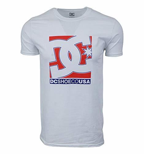 Fashion DC Shoes Mens White T Shirt