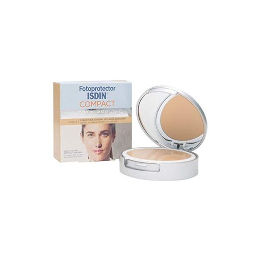 FOTOPROTECTOR ISDIN COMPACT MAQUILLAJE ARENA SPF 50+ PIEL ATOPICA Y SENSIBLE