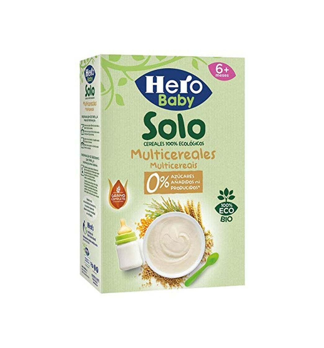 Social Hero Baby Solo Multicereales Papilla procedente de Agricultura Ecológica Pack de 6