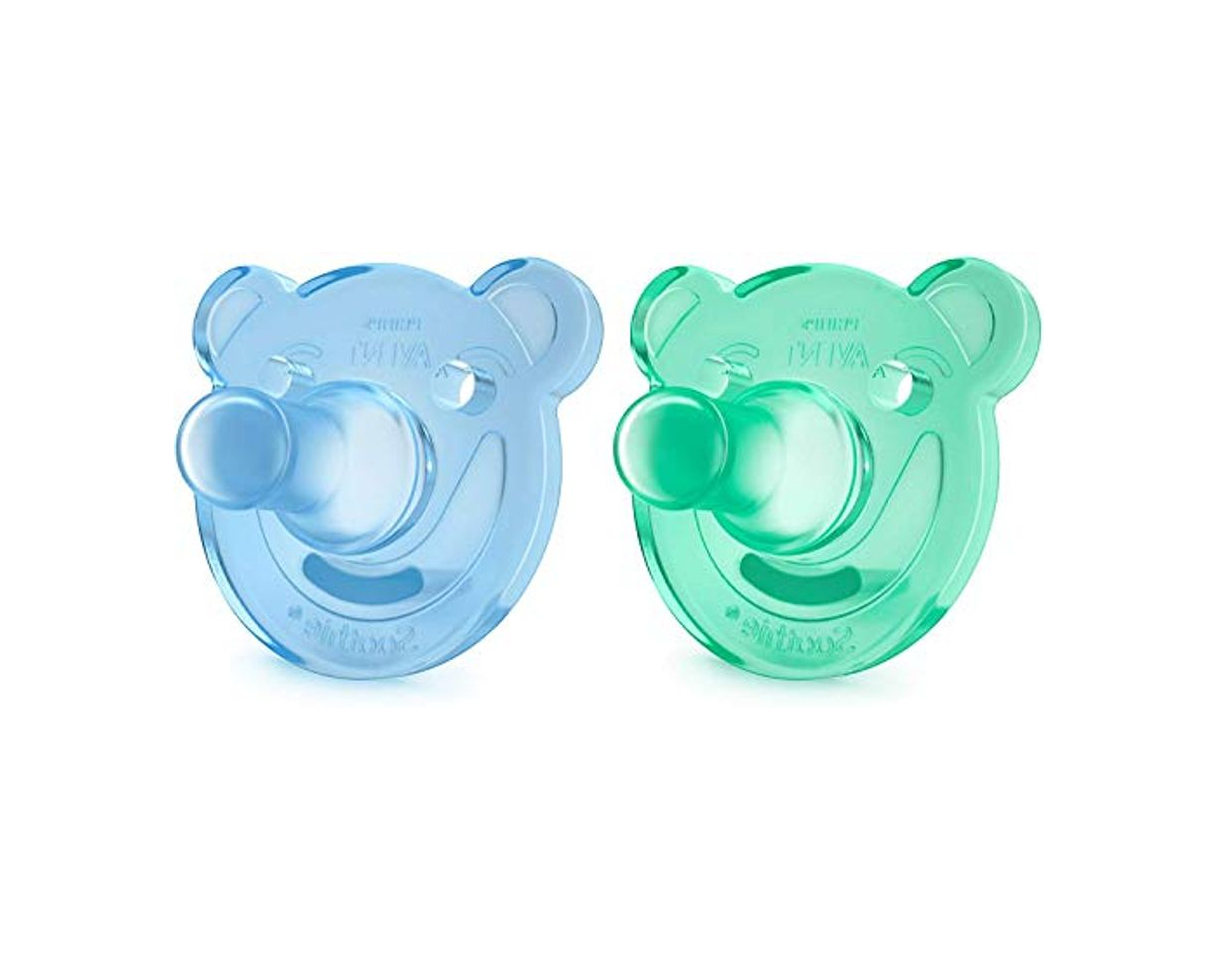Social Philips Avent Soothie - Pack de 2 Chupetes calmantes de silicona médica