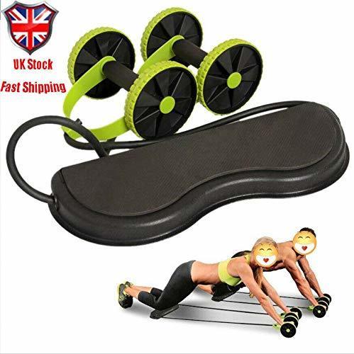 Lugares Adoture Multifuncional de Doble AB-Rollenrad-Heim-Fitnessgeräte Power-Roll-AB-Trainer-Core-Ruedas fortalece los músculos Bauchmuskelübungen para Bauch-