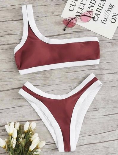 AKAAYUKO Conjunto de Bikini de Las Mujeres Traje de baño Push-up Monokini