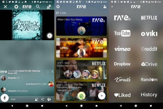 App Rave – Disfruta Juntos