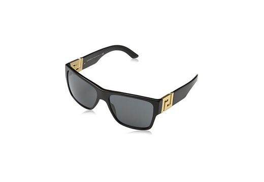 Versace 0Ve4296, Gafas de Sol para Hombre, Negro