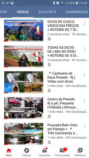 Meu canal do Youtube com dicas de viagens 🎥🌍