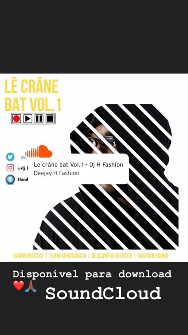 Canción Lê Crâne Bat Vol.1 - Dee Jay H Fashion