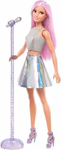 Barbie Quiero Ser Cantante, muñeca con accesorios