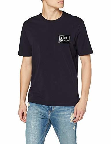 Love Moschino Regular Fit Short Sleeve T-Shirt_Painted Badge Camiseta,